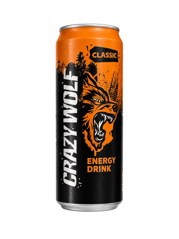 Crazy Wolf Energy Classic 20x330ML